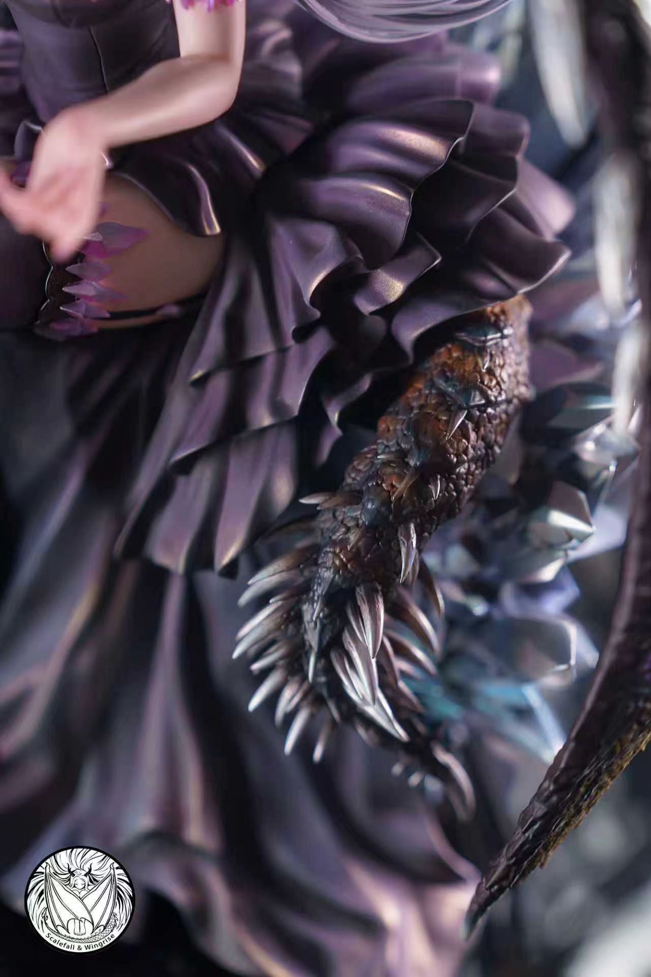 Scalefall & Wingrise Studio - Monster Hunter Fan Art Dragon Girl Resonance Series First Wave Nergigante Dragon Girl | 怪物猎人二创龙娘共鸣系列第一弹 歼世灭尽龙龙娘 - Image 2