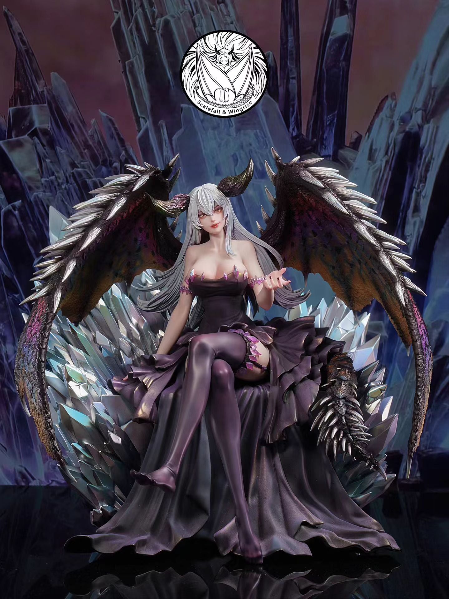 Scalefall & Wingrise Studio - Monster Hunter Fan Art Dragon Girl Resonance Series First Wave Nergigante Dragon Girl | 怪物猎人二创龙娘共鸣系列第一弹 歼世灭尽龙龙娘 - Image 7