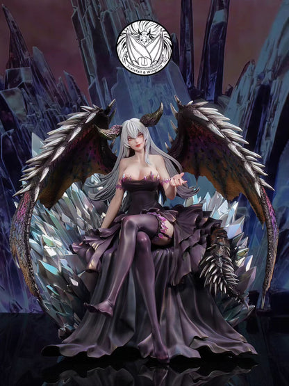 Scalefall & Wingrise Studio - Monster Hunter Fan Art Dragon Girl Resonance Series First Wave Nergigante Dragon Girl | 怪物猎人二创龙娘共鸣系列第一弹 歼世灭尽龙龙娘 - Image 7
