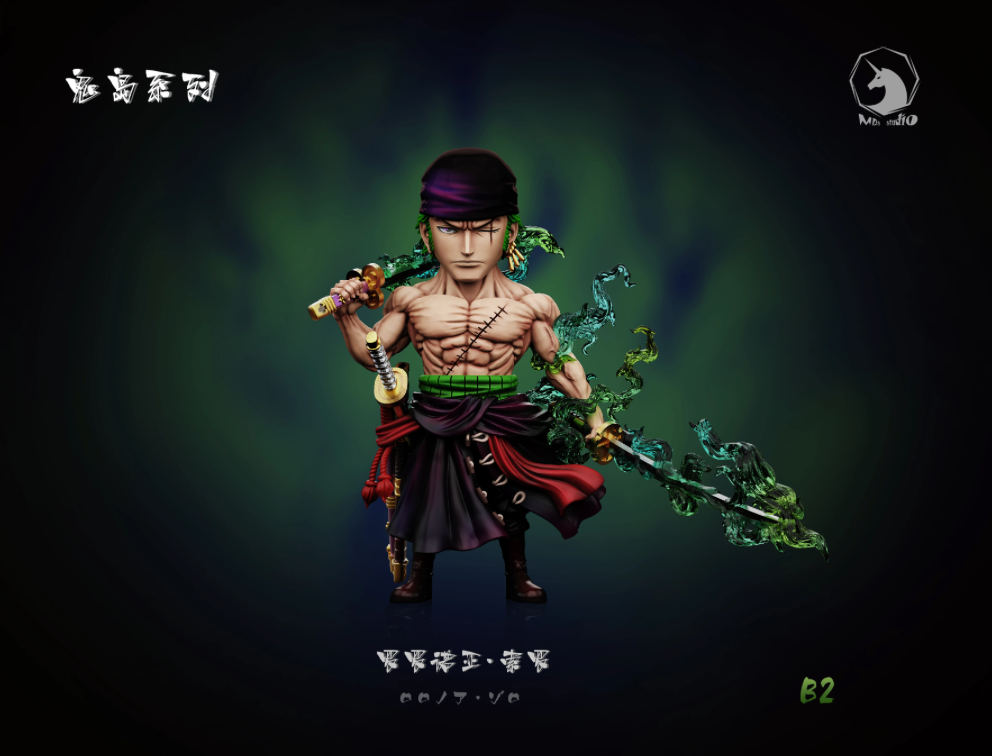 MDS Studio - Destiny Confrontation Onigashima Facing Battle Zoro | 宿命对决 鬼岛迎战索隆