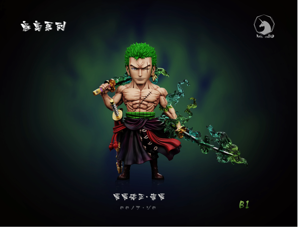 MDS Studio - Destiny Confrontation Onigashima Facing Battle Zoro | 宿命对决 鬼岛迎战索隆