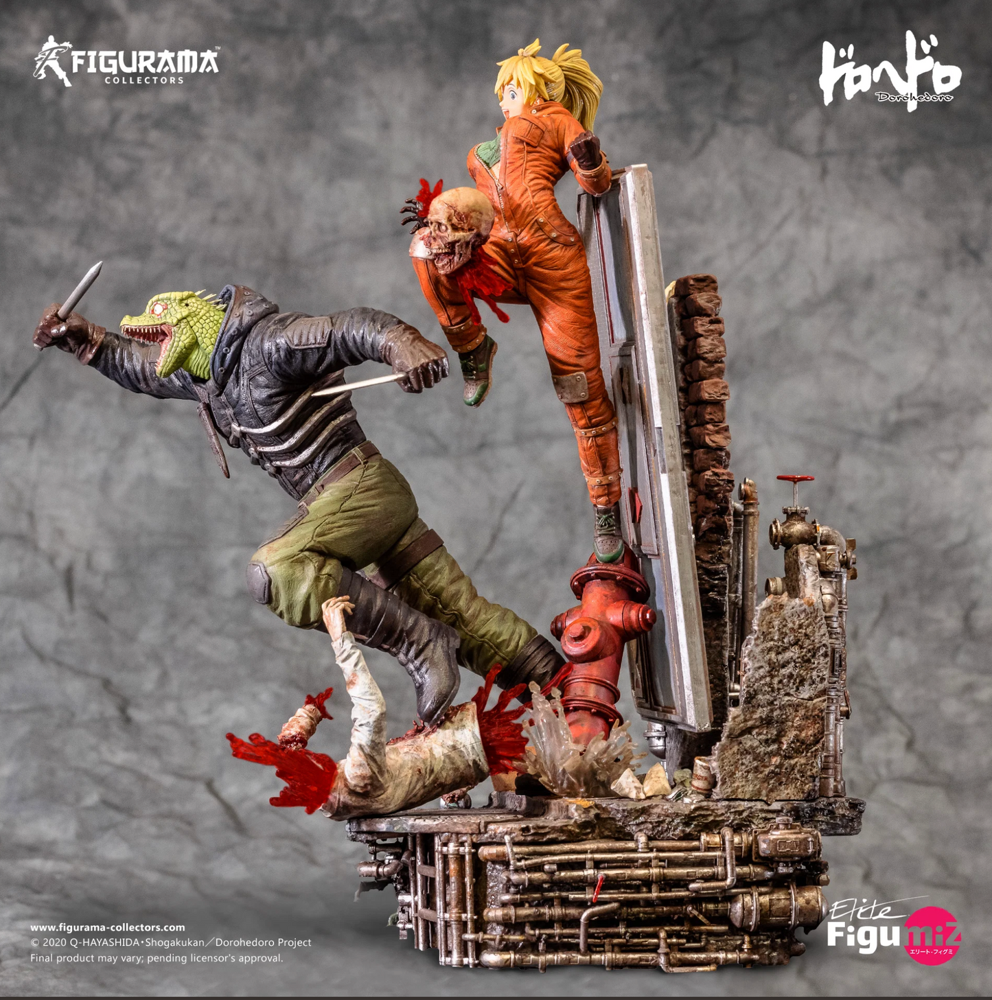 Figurama Studio - Licensed Dorohedoro: Caiman & Nikaido | 版权 异兽魔都: 开曼 & 二阶堂