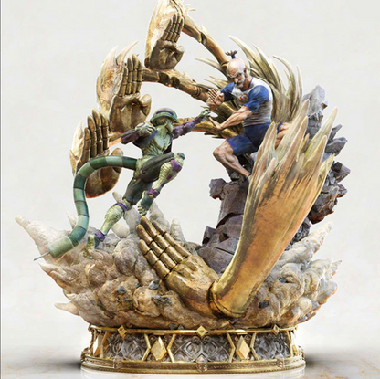 Figurama Studio - Licensed Hunter x Hunter: Netero vs Meruem | 版权 全职猎人: 会长 vs 蚂蚁王