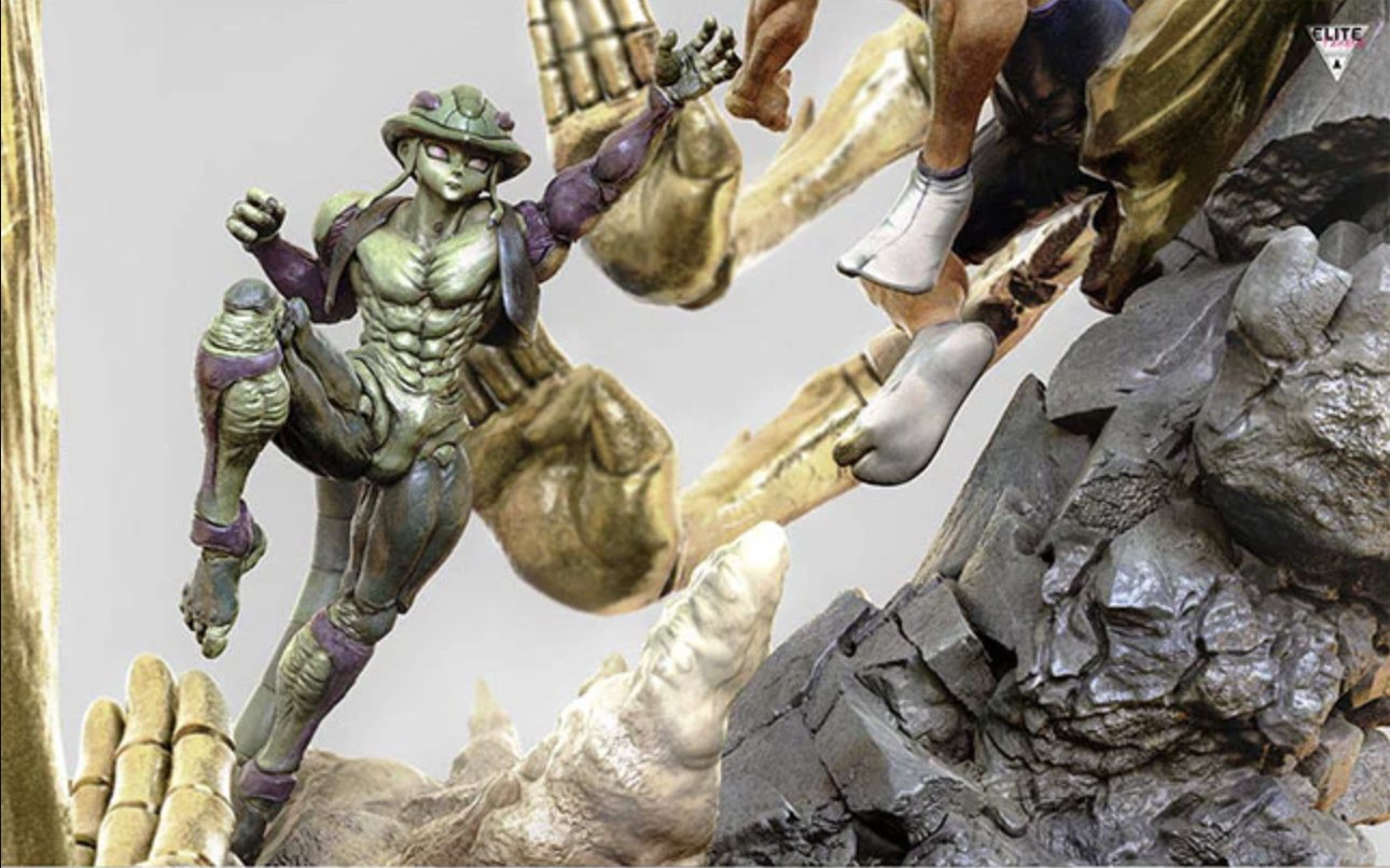 Figurama Studio - Licensed Hunter x Hunter: Netero vs Meruem | 版权 全职猎人: 会长 vs 蚂蚁王