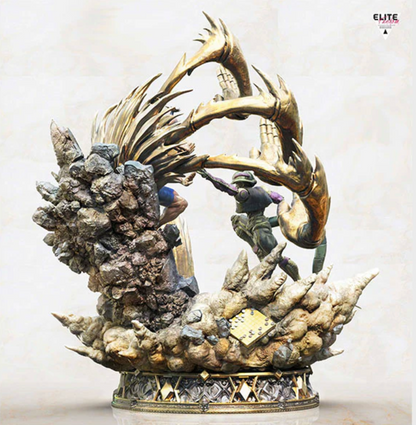 Figurama Studio - Licensed Hunter x Hunter: Netero vs Meruem | 版权 全职猎人: 会长 vs 蚂蚁王