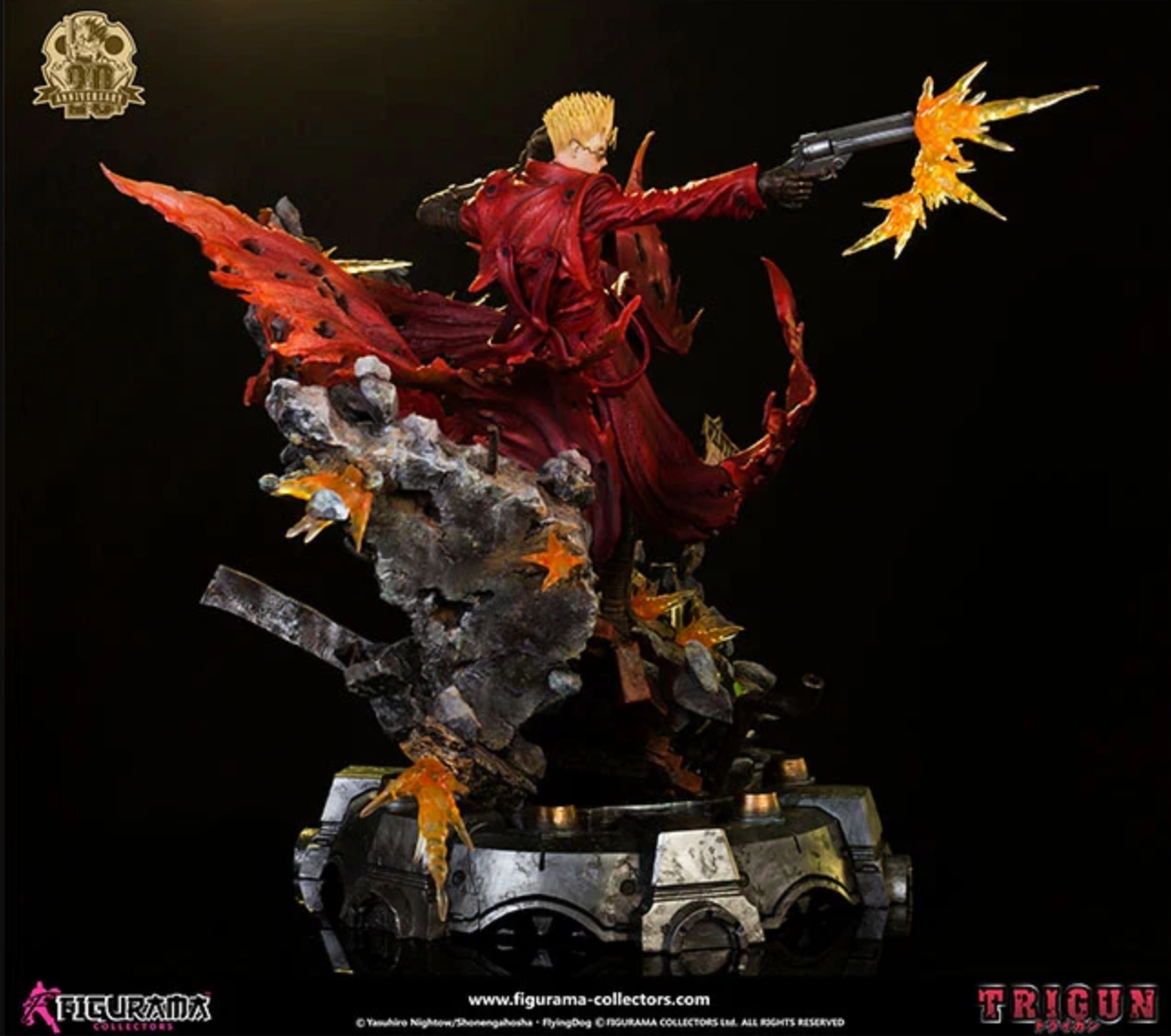 Figurama Studio - Licensed Trigun: Vash the stampede | 版权 Trigun: 人形台风 · 瓦修