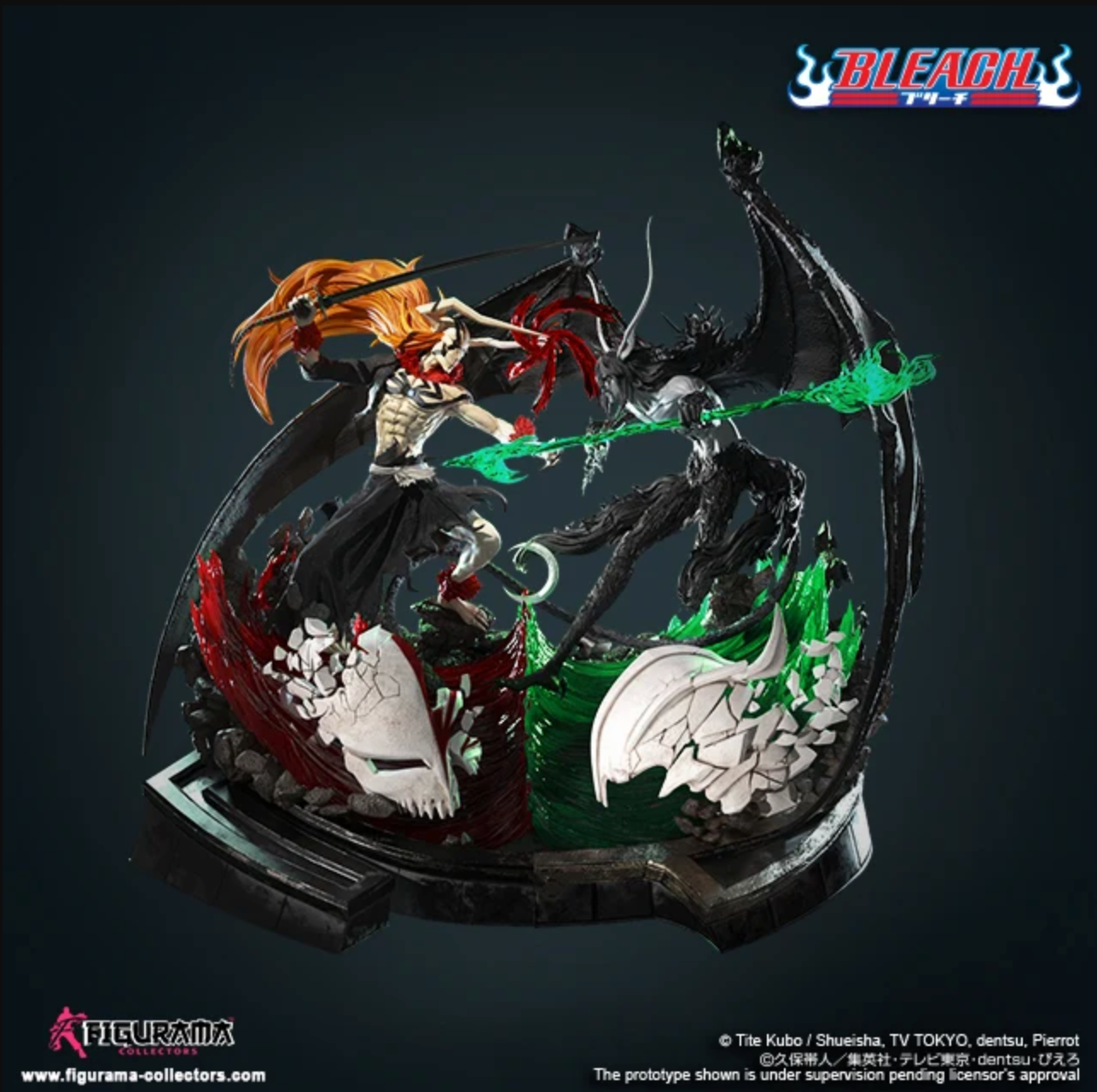 Figurama Studio - Licensed Bleach: Ichigo vs Ulquiorra | 版权 死神: 黑崎一护 VS 乌尔奇奥拉