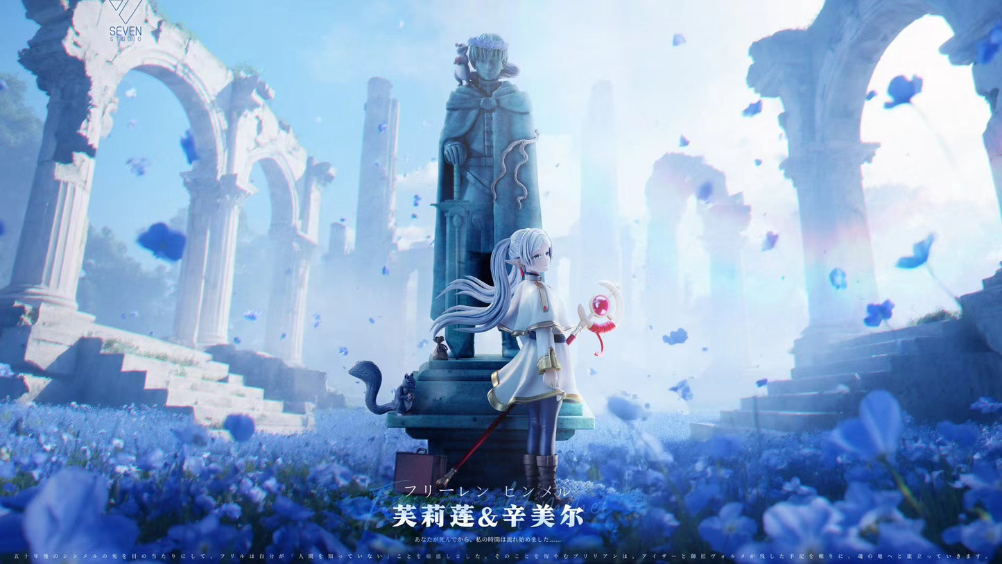 Seven Studio - Frieren and Hero Himmel Stone Statue - 芙莉莲与勇者石雕 - Image 1