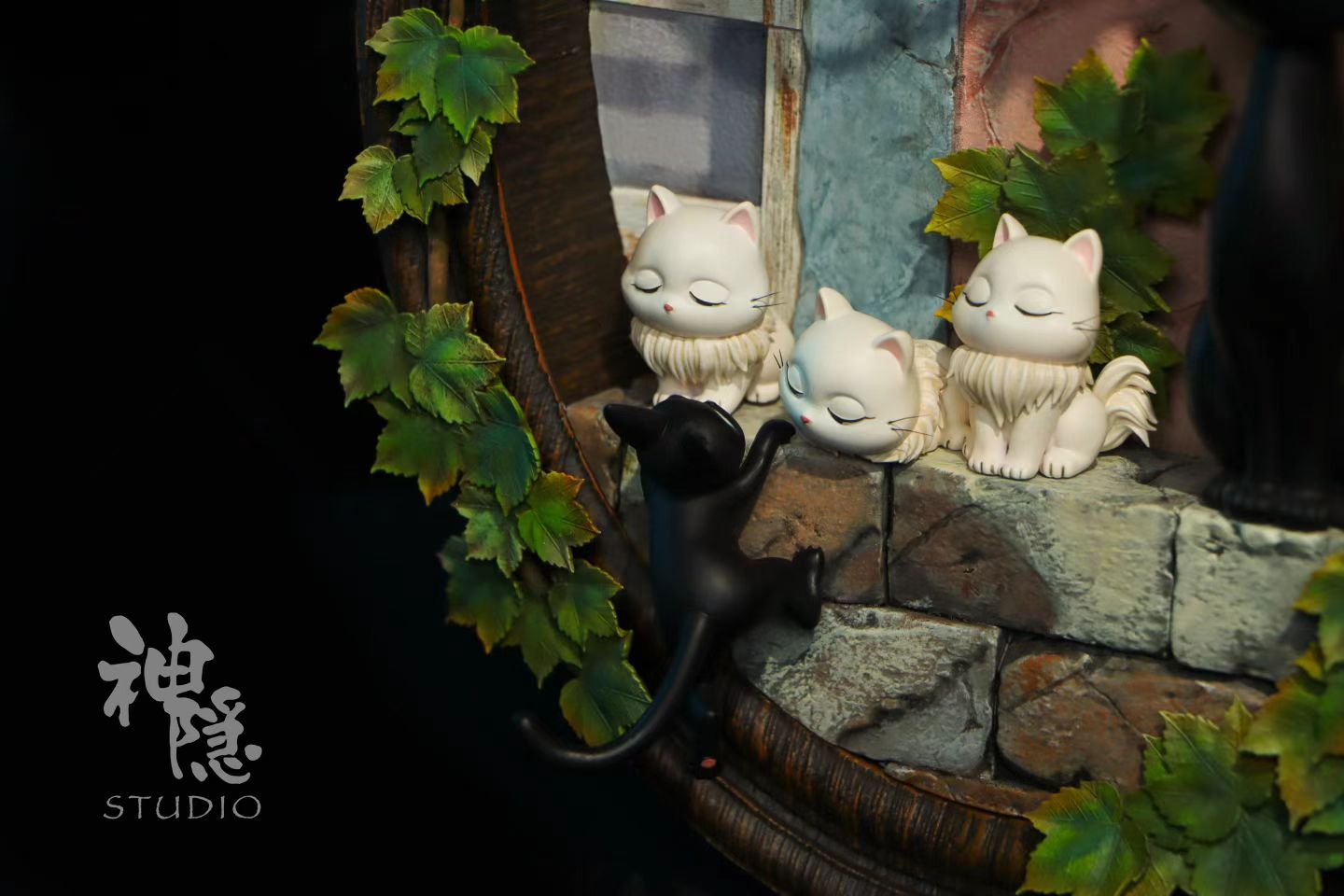 Shen Yin Studio - Kiki's Delivery Service Gigi Cats Under the Eaves | 魔女宅急便 吉吉 檐下猫居 - Image 7