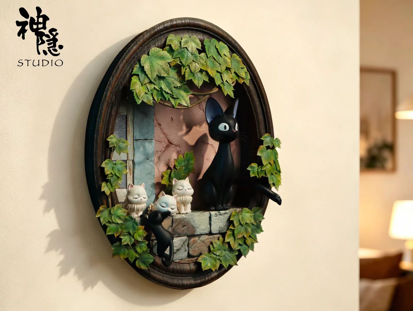 Shen Yin Studio - Kiki's Delivery Service Gigi Cats Under the Eaves | 魔女宅急便 吉吉 檐下猫居 - Image 3