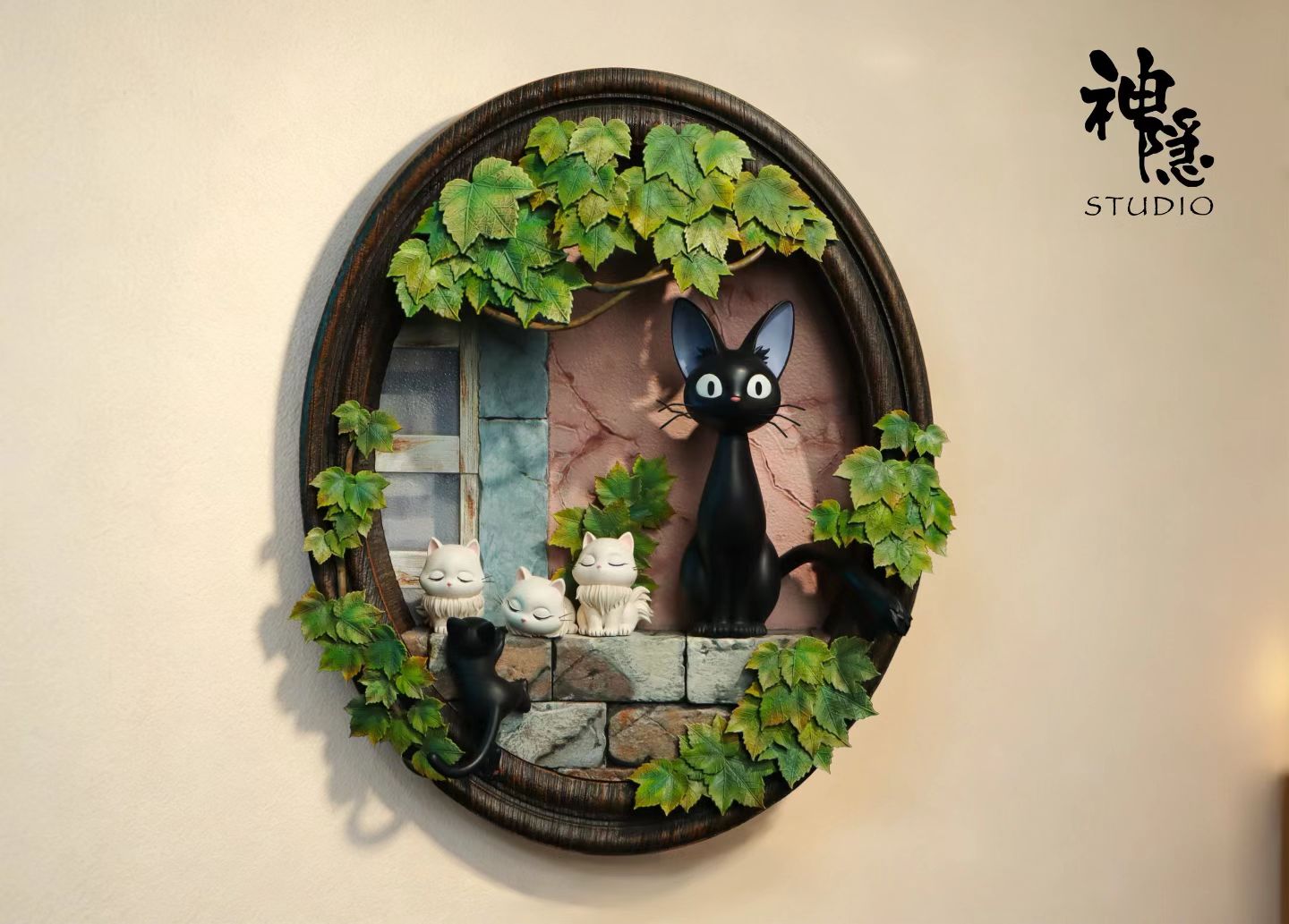 Shen Yin Studio - Kiki's Delivery Service Gigi Cats Under the Eaves | 魔女宅急便 吉吉 檐下猫居 - Image 4
