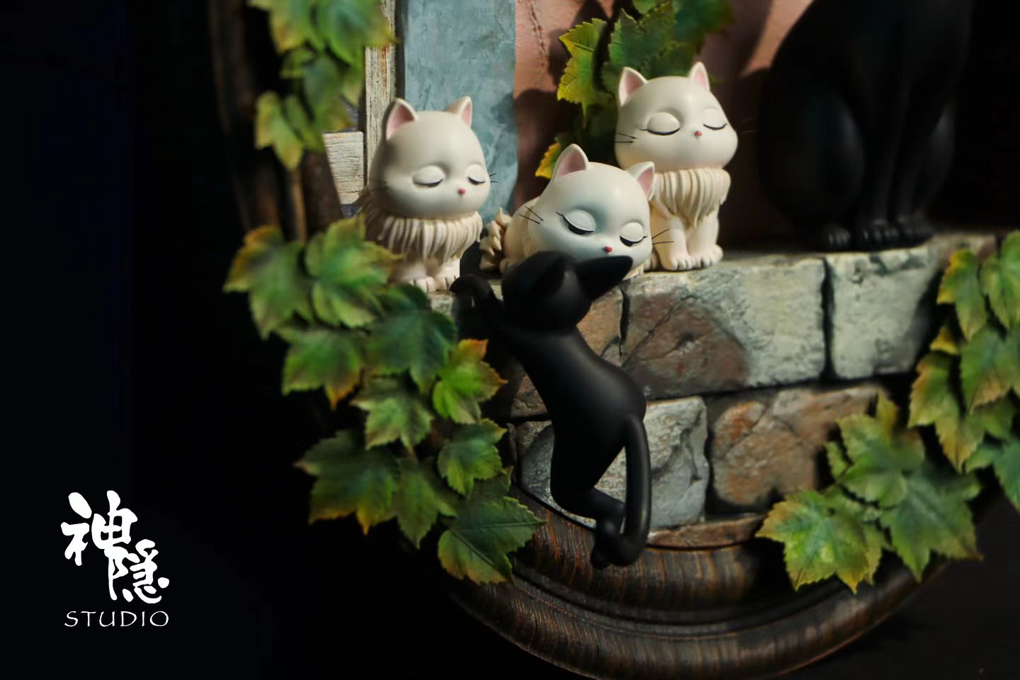 Shen Yin Studio - Kiki's Delivery Service Gigi Cats Under the Eaves | 魔女宅急便 吉吉 檐下猫居 - Image 2