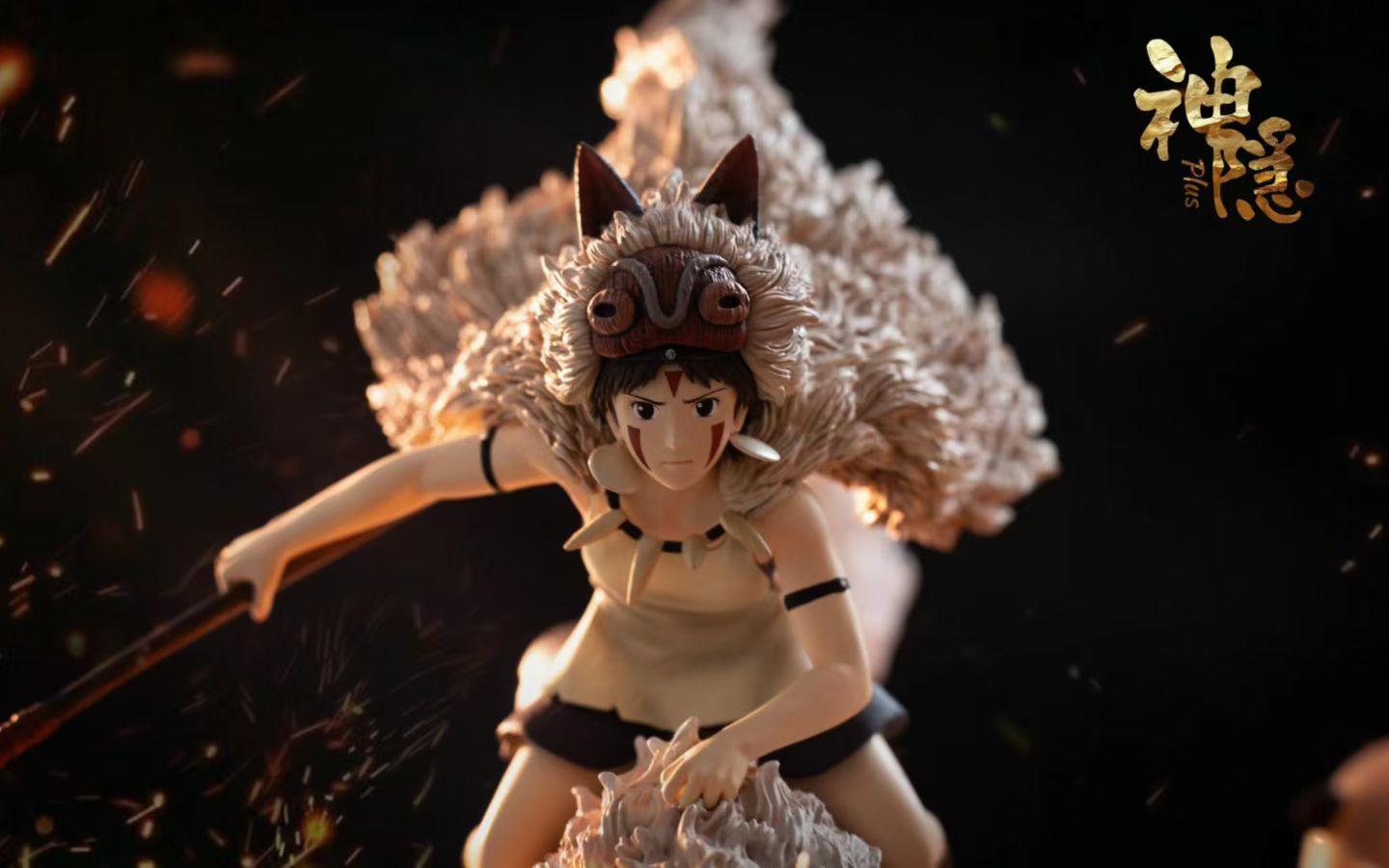 Shen Yin Studio - Shen Yin Studio Princess Mononoke San & Moro Battle in the Smoke | 神隐工作室 幽灵公主 硝烟中的征战 - Image 5