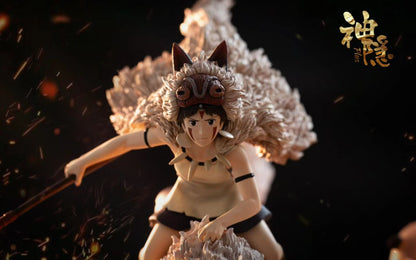 Shen Yin Studio - Shen Yin Studio Princess Mononoke San & Moro Battle in the Smoke | 神隐工作室 幽灵公主 硝烟中的征战 - Image 5