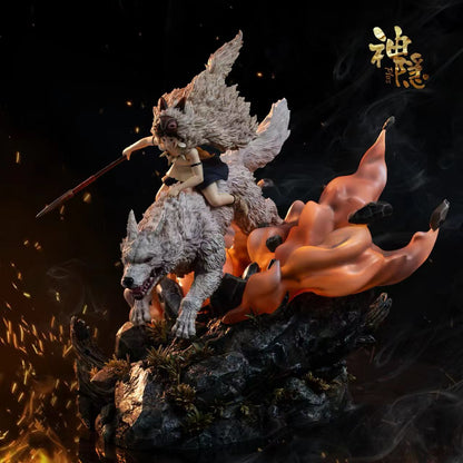 Shen Yin Studio - Shen Yin Studio Princess Mononoke San & Moro Battle in the Smoke | 神隐工作室 幽灵公主 硝烟中的征战 - Image 3
