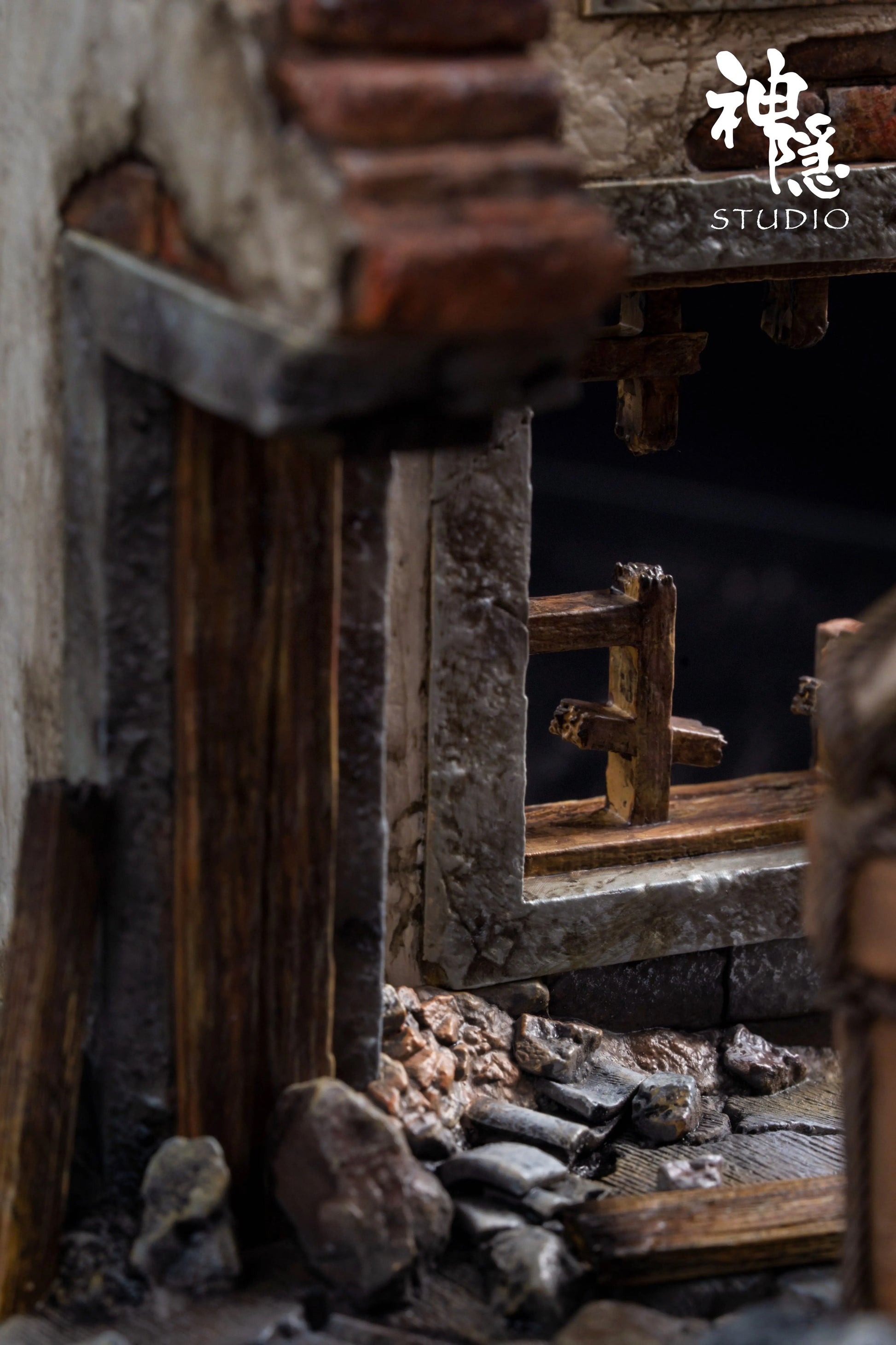 Shen Yin Studio - Shen Yin Studio Silhouette Series Grave of the Fireflies Seita Setsuko Glimmer Under Broken Umbrella Set | 神隐工作室剪影瞬间系列萤火虫之墓残伞下的微光整体 清太节子 - Image 4