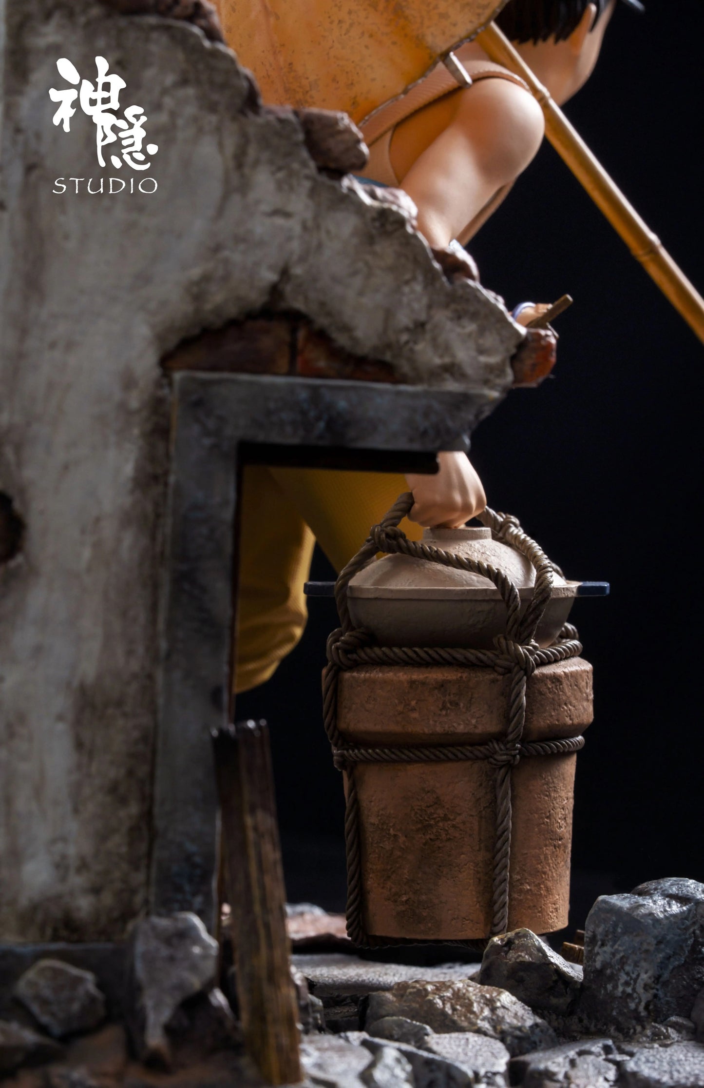 Shen Yin Studio - Shen Yin Studio Silhouette Series Grave of the Fireflies Seita Setsuko Glimmer Under Broken Umbrella Set | 神隐工作室剪影瞬间系列萤火虫之墓残伞下的微光整体 清太节子 - Image 8