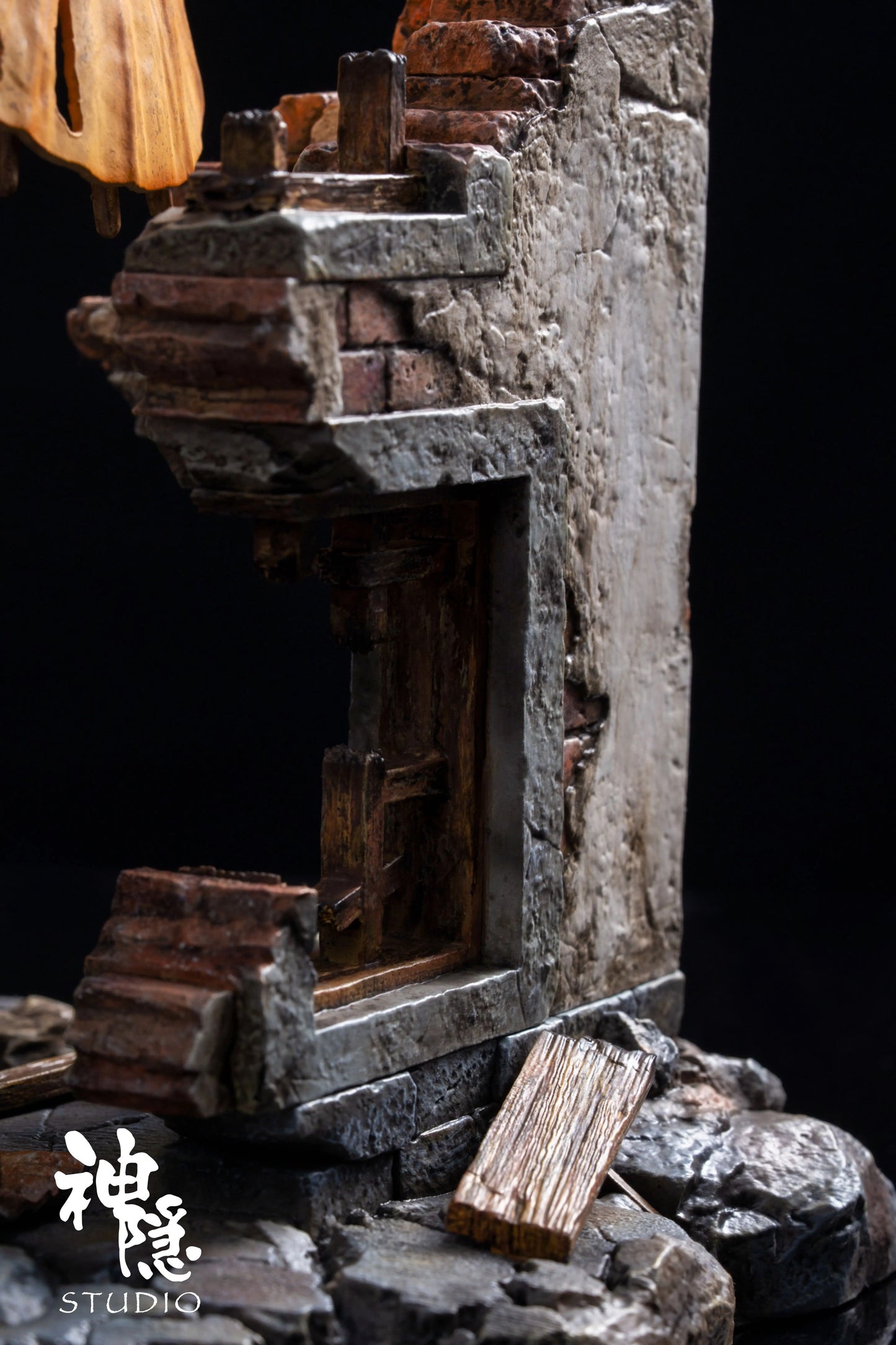 Shen Yin Studio - Shen Yin Studio Silhouette Series Grave of the Fireflies Seita Setsuko Glimmer Under Broken Umbrella Set | 神隐工作室剪影瞬间系列萤火虫之墓残伞下的微光整体 清太节子 - Image 6