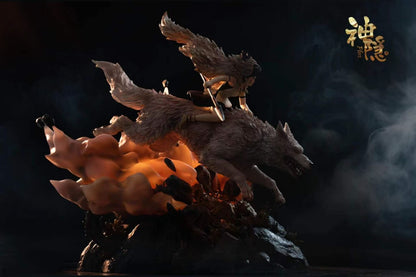 Shen Yin Studio - Shen Yin Studio Princess Mononoke San & Moro Battle in the Smoke | 神隐工作室 幽灵公主 硝烟中的征战 - Image 2