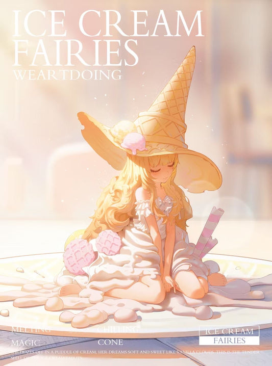 Sleeping Maleficent - Ice Cream Witch - French Vanilla & Japanese Matcha & Swiss Dark Chocolate - Image 1