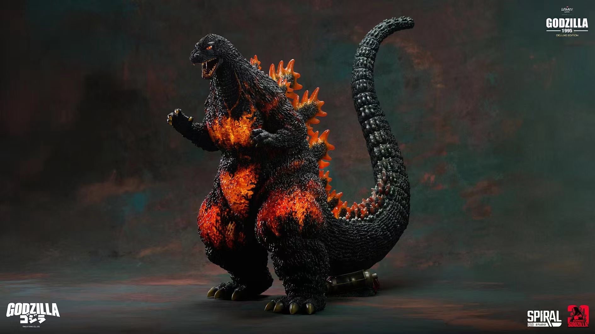 Spiral Studio Legacy Series Godzilla 1995 Roaring Version - Image 1