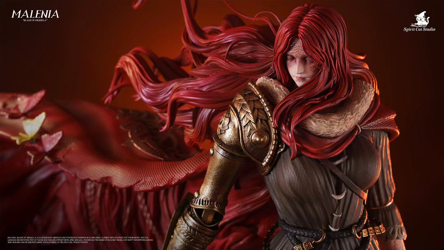 Spirit Cat Studio - Elden Ring Malenia Blade of Miquella Statue | 艾尔登法环女武神玛莲妮亚雕像 - Image 2