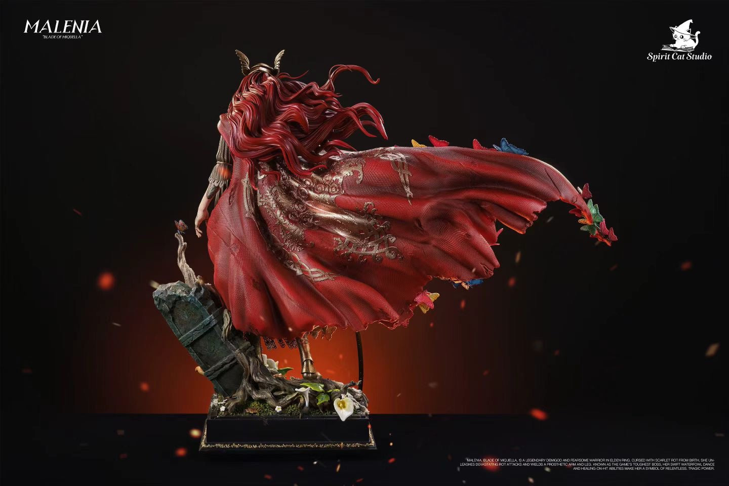 Spirit Cat Studio - Elden Ring Malenia Blade of Miquella Statue | 艾尔登法环女武神玛莲妮亚雕像 - Image 6