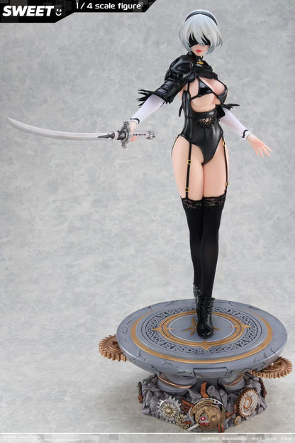 Sweet Studio - Sweet Nier 2B 1/4 Posable Figure | Sweet 尼尔2B 1/4包胶可动人偶 - Image 7