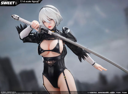 Sweet Studio - Sweet Nier 2B 1/4 Posable Figure | Sweet 尼尔2B 1/4包胶可动人偶 - Image 2