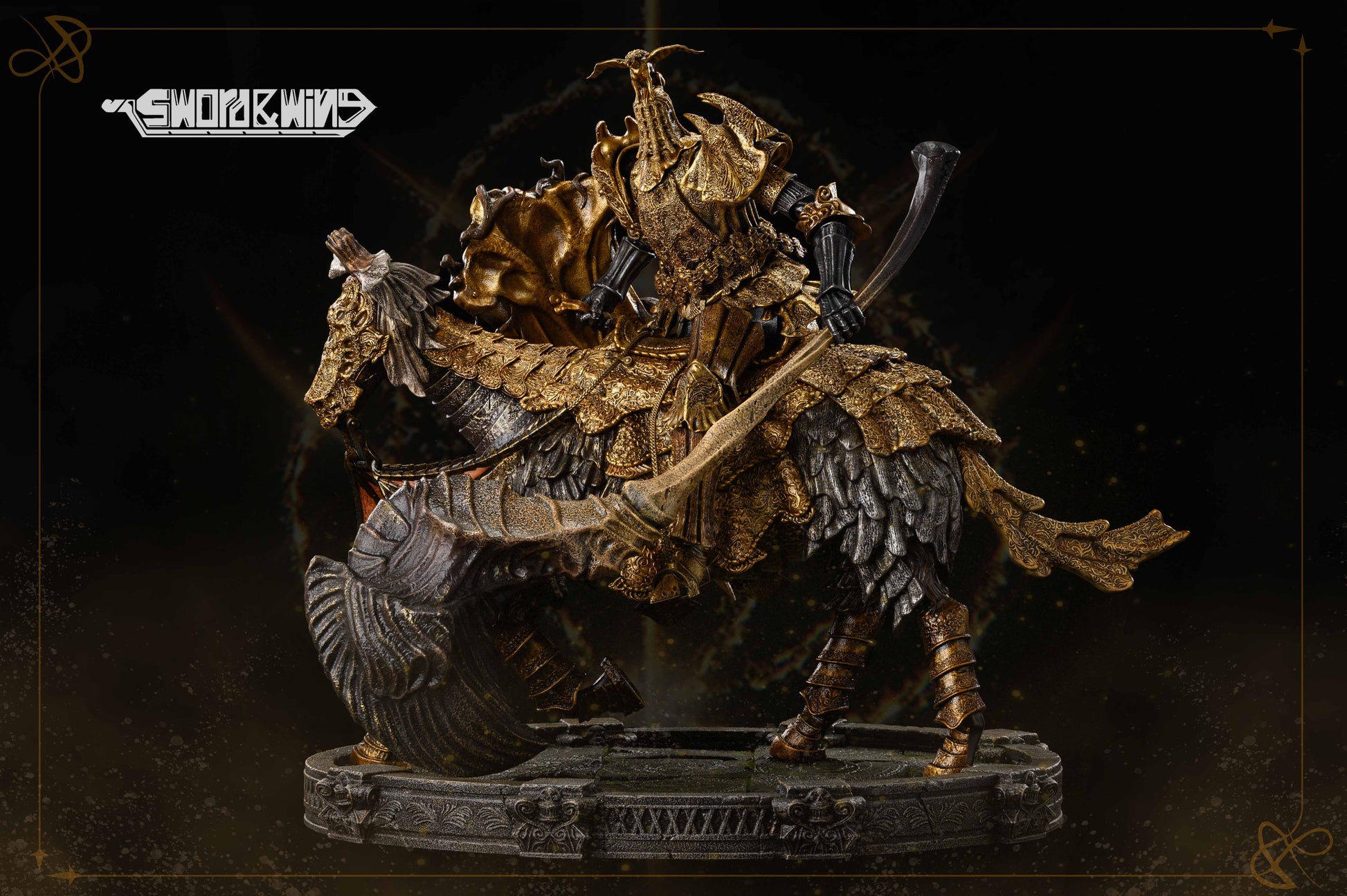 Sword&Wing Studio - Elden Ring Dragon Tree Sentinel and Tarnished | 艾尔登法环 龙装大树守卫 褪色者 - Image 1
