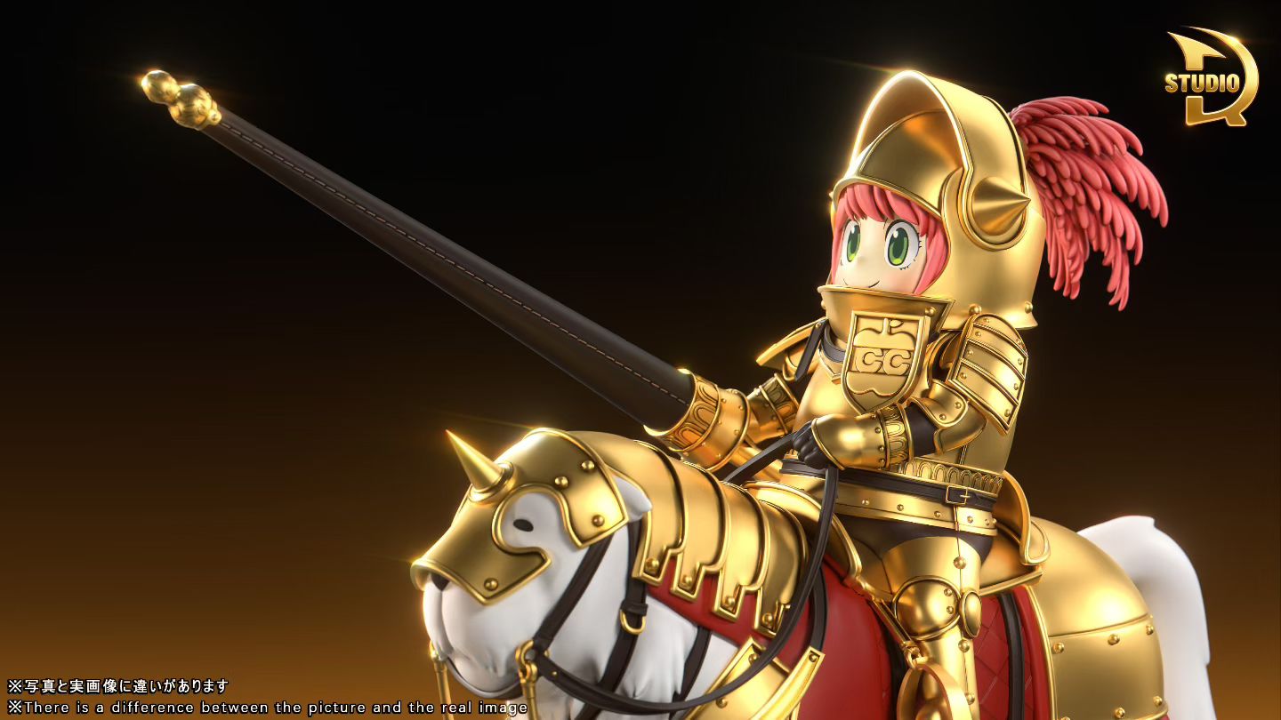 TDR Studio - Licensed Year of the Horse Golden Knight Girl | 版权 马年黄金骑士女孩 - Image 1