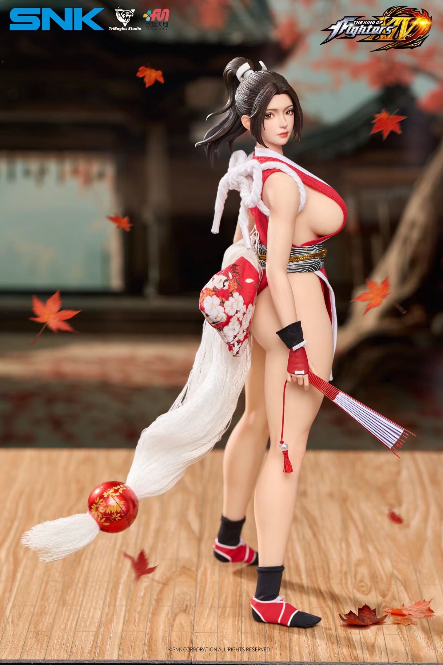 TRIEAGLES STUDIO 闪鹰 - Licensed The King of Fighters XIV Mai Shiranui Collectible Action Figure | 版权 拳皇14 不知火舞 收藏级可动人偶 - Image 8