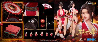 TRIEAGLES STUDIO 闪鹰 - Licensed The King of Fighters XIV Mai Shiranui Collectible Action Figure | 版权 拳皇14 不知火舞 收藏级可动人偶 - Image 3