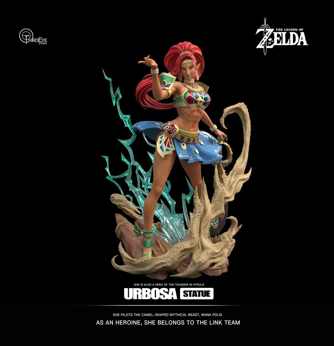 Third Eye Studio - The Legend of Zelda Four Champions Urbosa | 塞尔达传说 四英杰系列 乌尔波扎 - Image 8