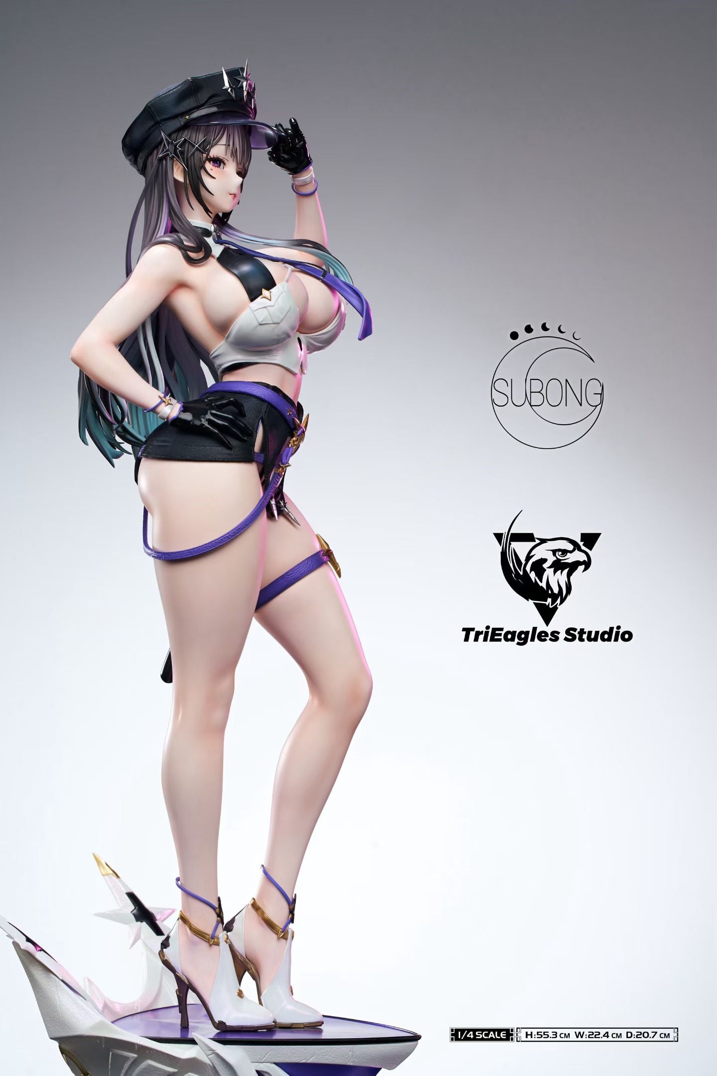 TriEagles x SUBONG Studio - Licensed Original Character XIA Statue | 版权 原创角色 XIA 雕像 - Image 3