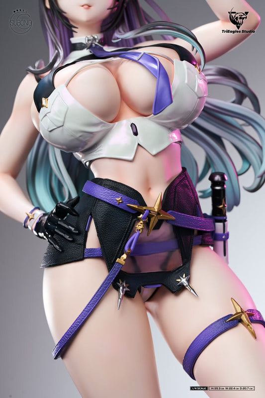 TriEagles x SUBONG Studio - Licensed Original Character XIA Statue | 版权 原创角色 XIA 雕像 - Image 4