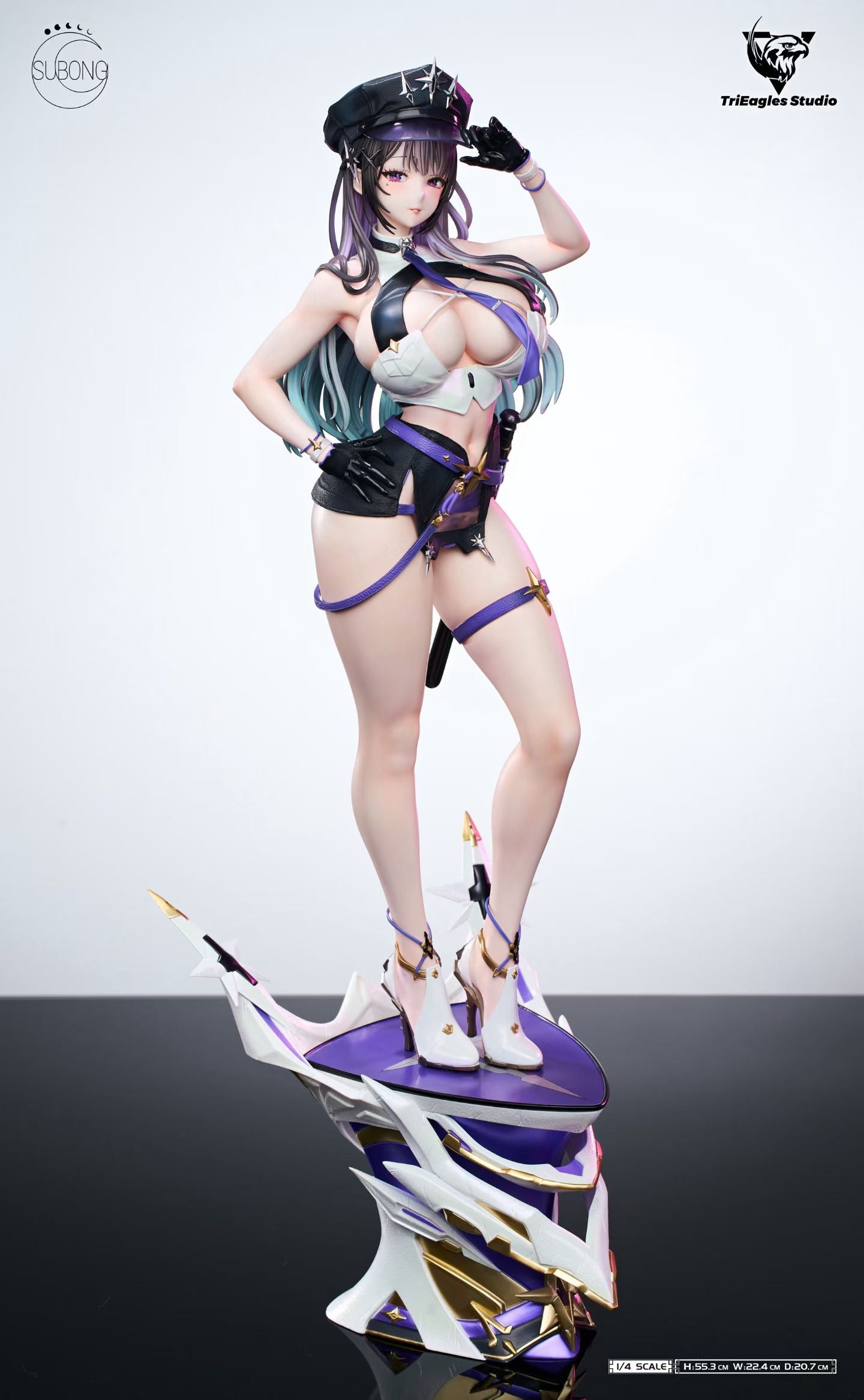 TriEagles x SUBONG Studio - Licensed Original Character XIA Statue | 版权 原创角色 XIA 雕像 - Image 6