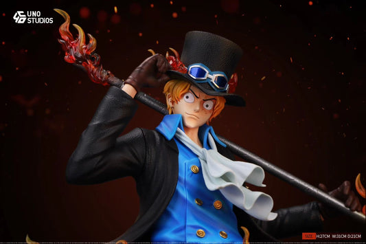 UNO Studio - One Piece Sabo Bust Statue | 海贼王 萨博桌摆件胸像 - Image 2