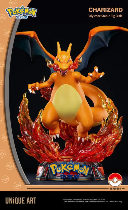 UNiQUE ART - Licensed Pokémon Charizard Statue | 版权 宝可梦 喷火龙 雕像 - Image 7