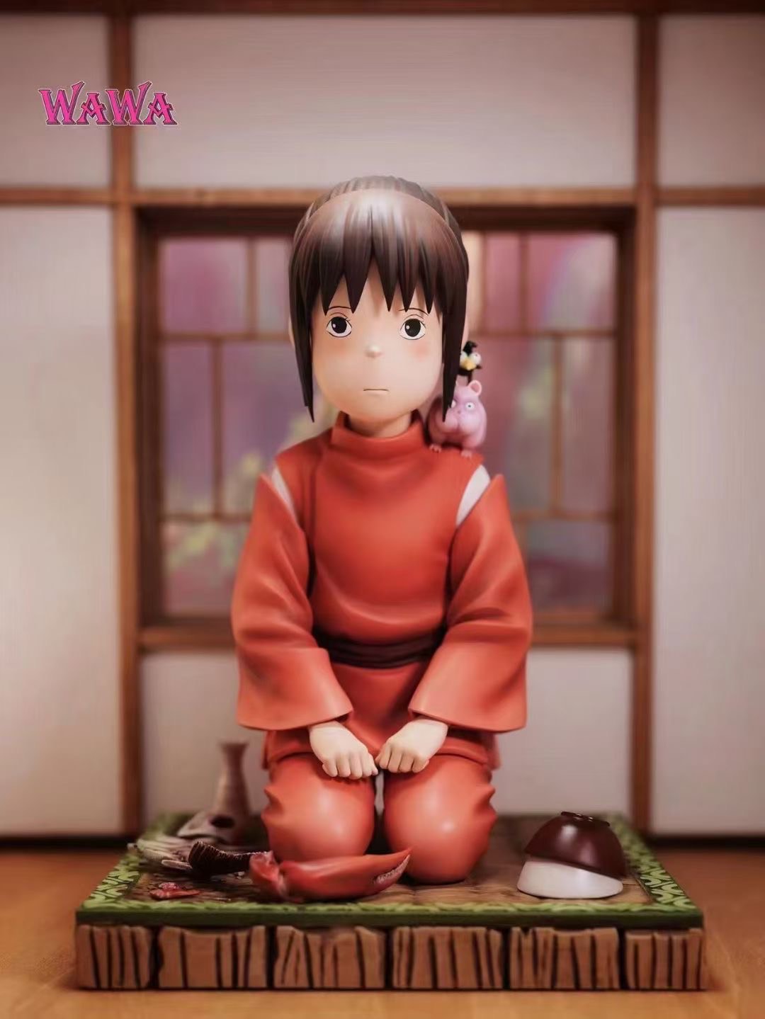 WAWA Studio Hayao Miyazaki Desktop Ornament Series Kneeling Chihiro - Image 2