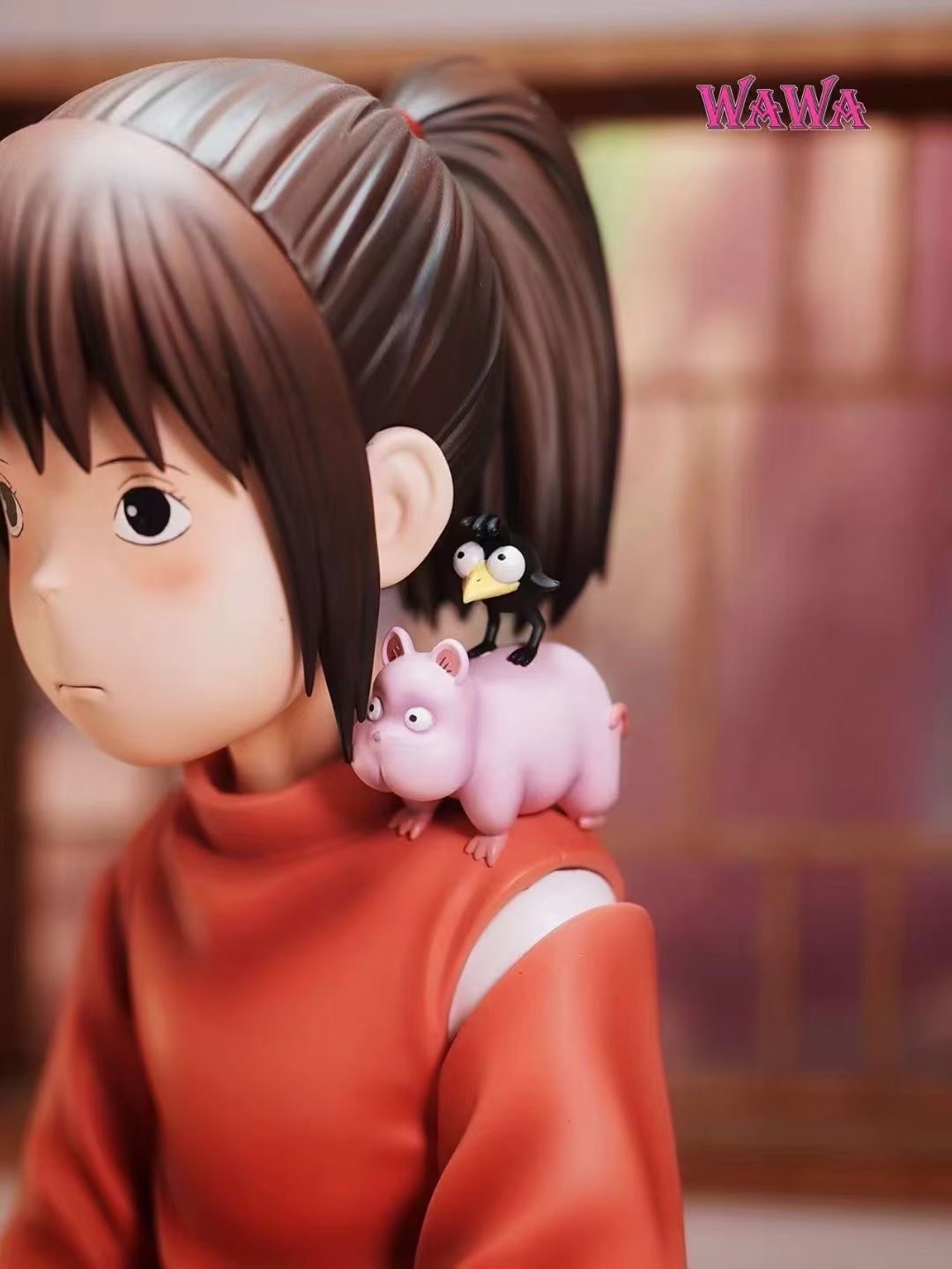 WAWA Studio Hayao Miyazaki Desktop Ornament Series Kneeling Chihiro - Image 1
