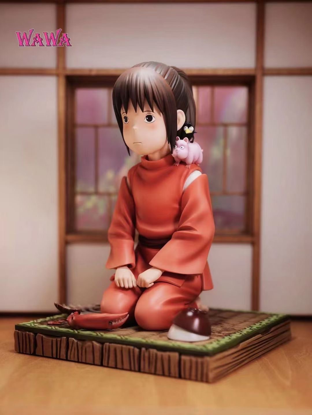 WAWA Studio Hayao Miyazaki Desktop Ornament Series Kneeling Chihiro - Image 3