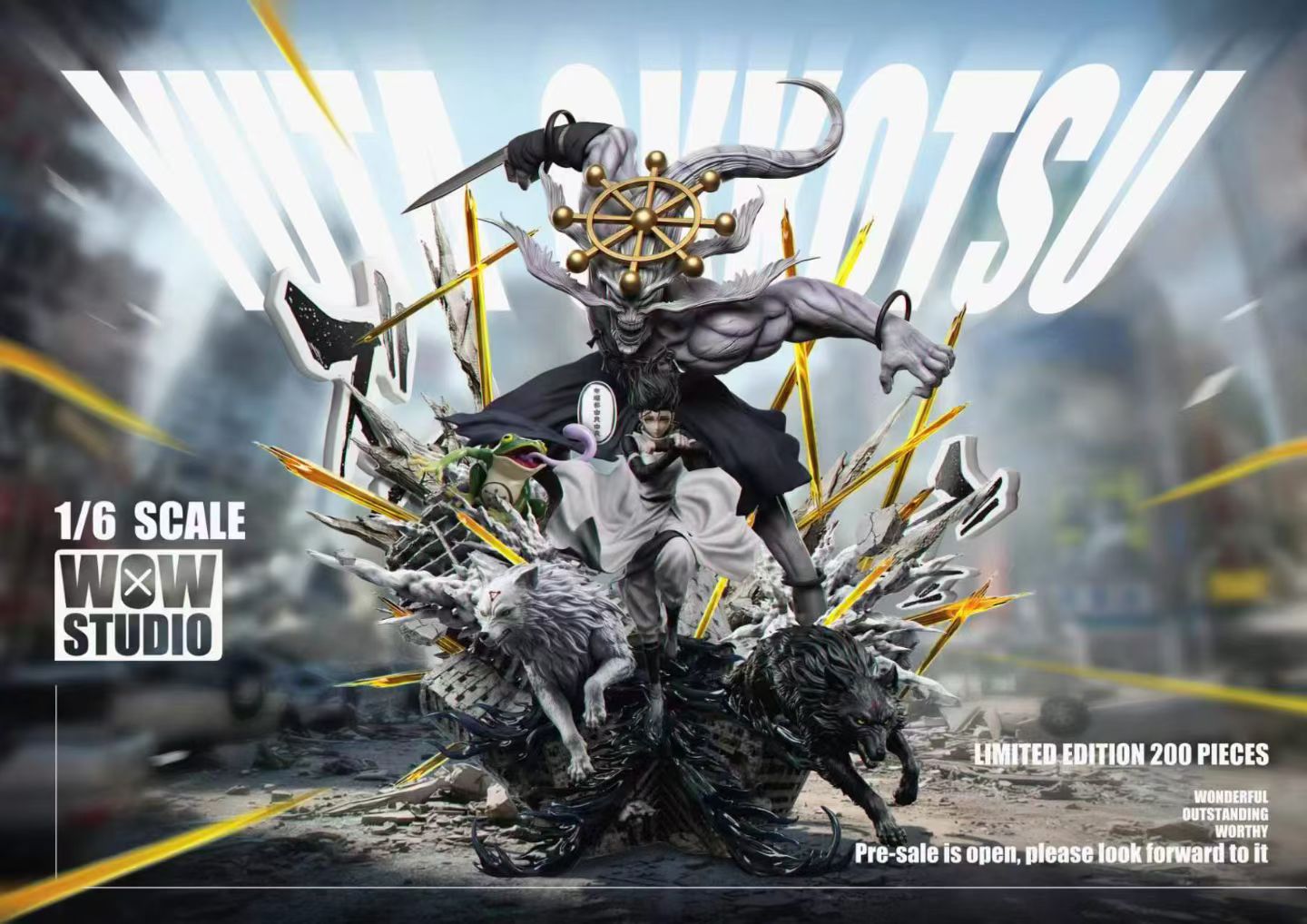 WOW STUDIO - Jujutsu Kaisen Yuta Okkotsu & Rika Forbidden Technique Unleashed Dual Head Sculpt Replacement | 咒术回战 乙骨忧花 禁术解禁 双头雕替换 - Image 3