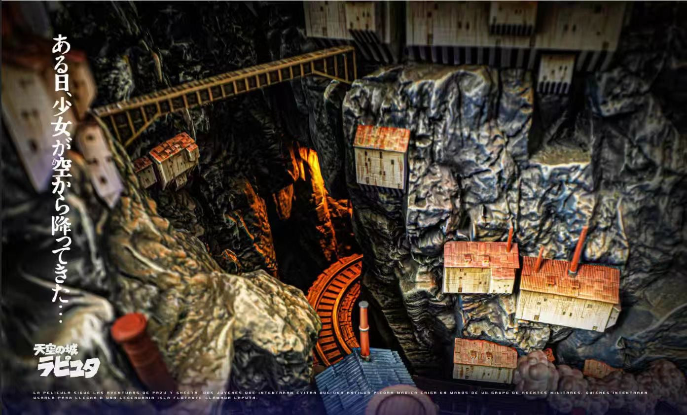 White Deer Studio & Black Ant Studio - Laputa Castle in the Sky Pazu Sheeta Dola Diorama | 天空之城 帕祖 希达 朵拉 场景雕像 - Image 7