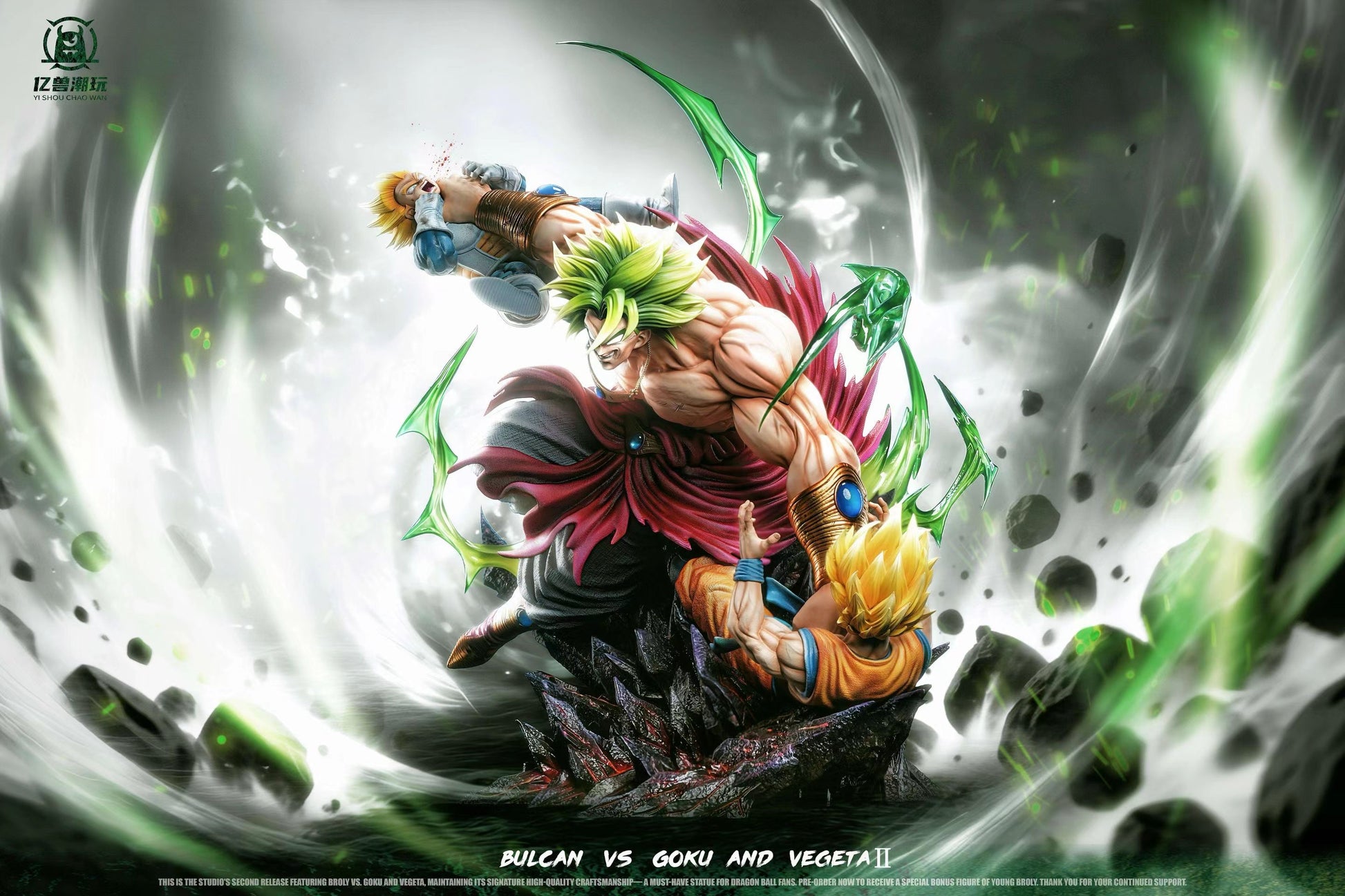 Yo Shou Studio - Dragon Ball Broly vs Goku & Vegeta 2.0 | 七龙珠 龙珠 布罗利VS空贝 2.0 - Image 8