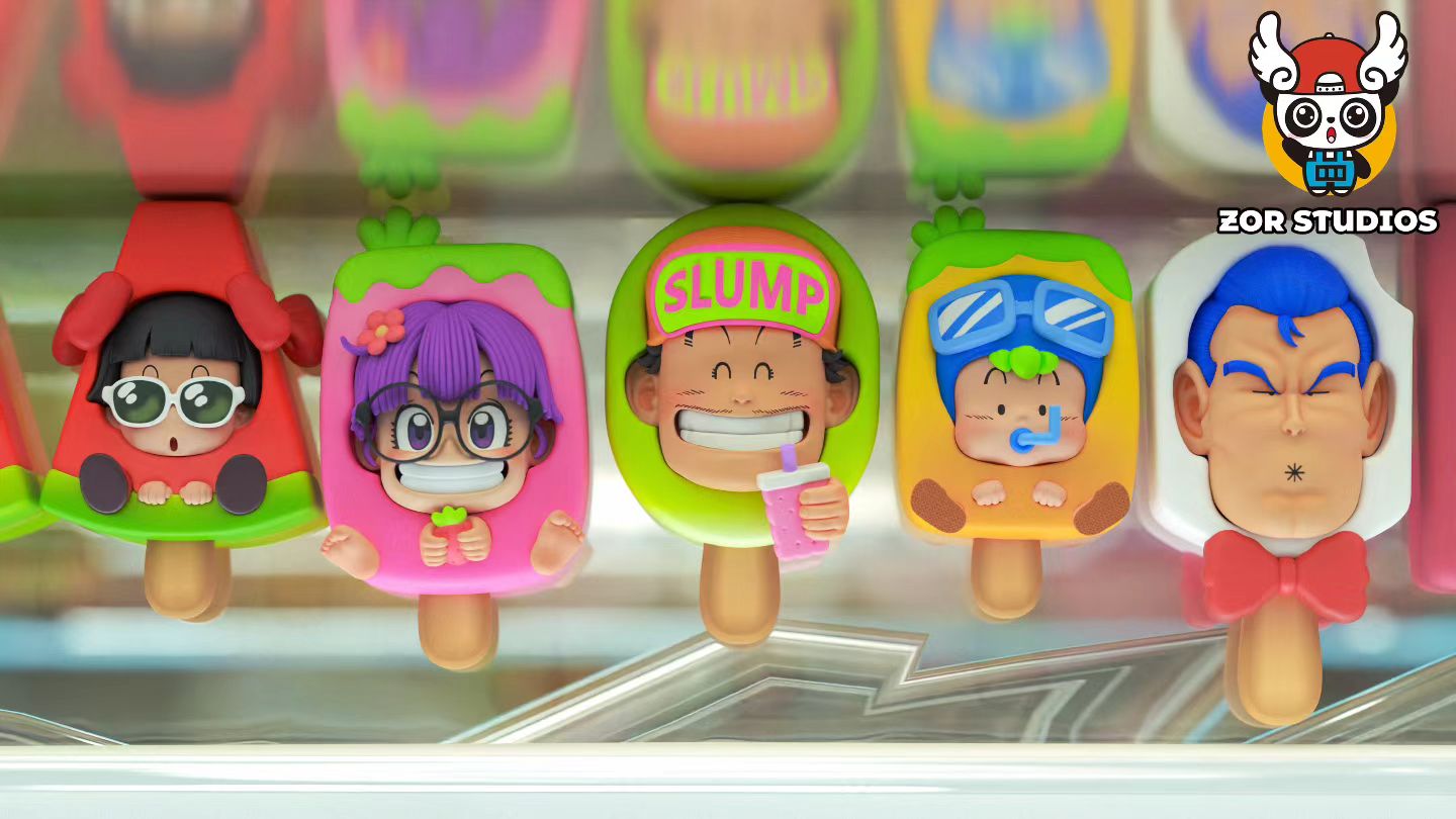 ZOR Studios - Dr Slump Arale Cool Summer Ice Cream | 阿拉蕾清凉夏日雪糕 - Image 4