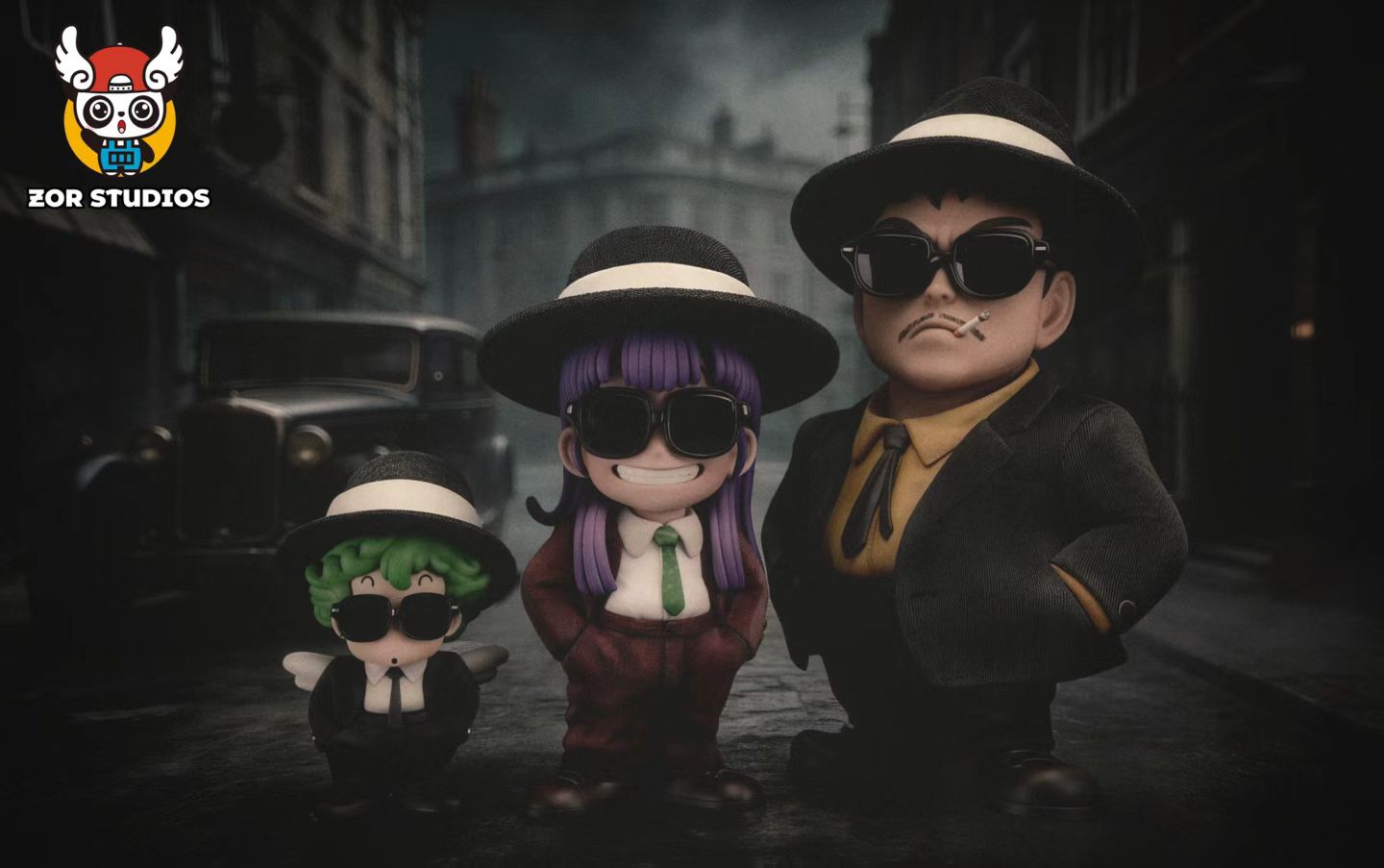 ZOR Studios - ZOR Studios Gang Arale Trio | ZOR Studios 黑帮阿拉蕾 三人组 - Image 2