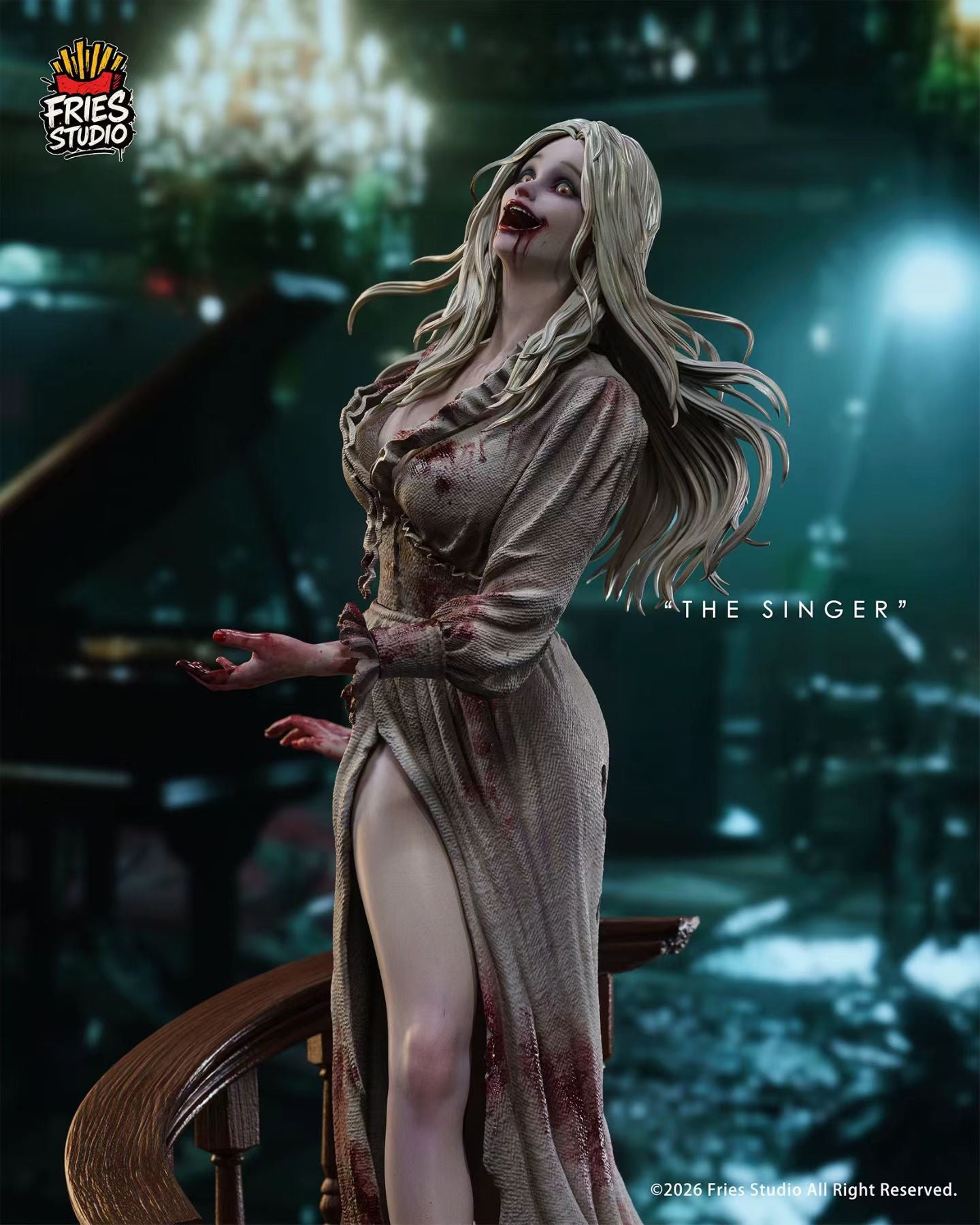 fries-studios - Resident Evil 9 Singer Zombie | 生化危机9 歌手丧尸 - Image 5