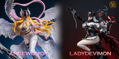 Dragon Studio - Digimon Angewomon & Lady Devimon | 数码宝贝天女兽&妖女兽