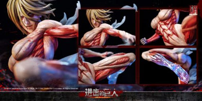 Jimei Palace - Licensed Eren Attack Titan vs Female Titan | 版权艾伦进击巨人vs女巨人